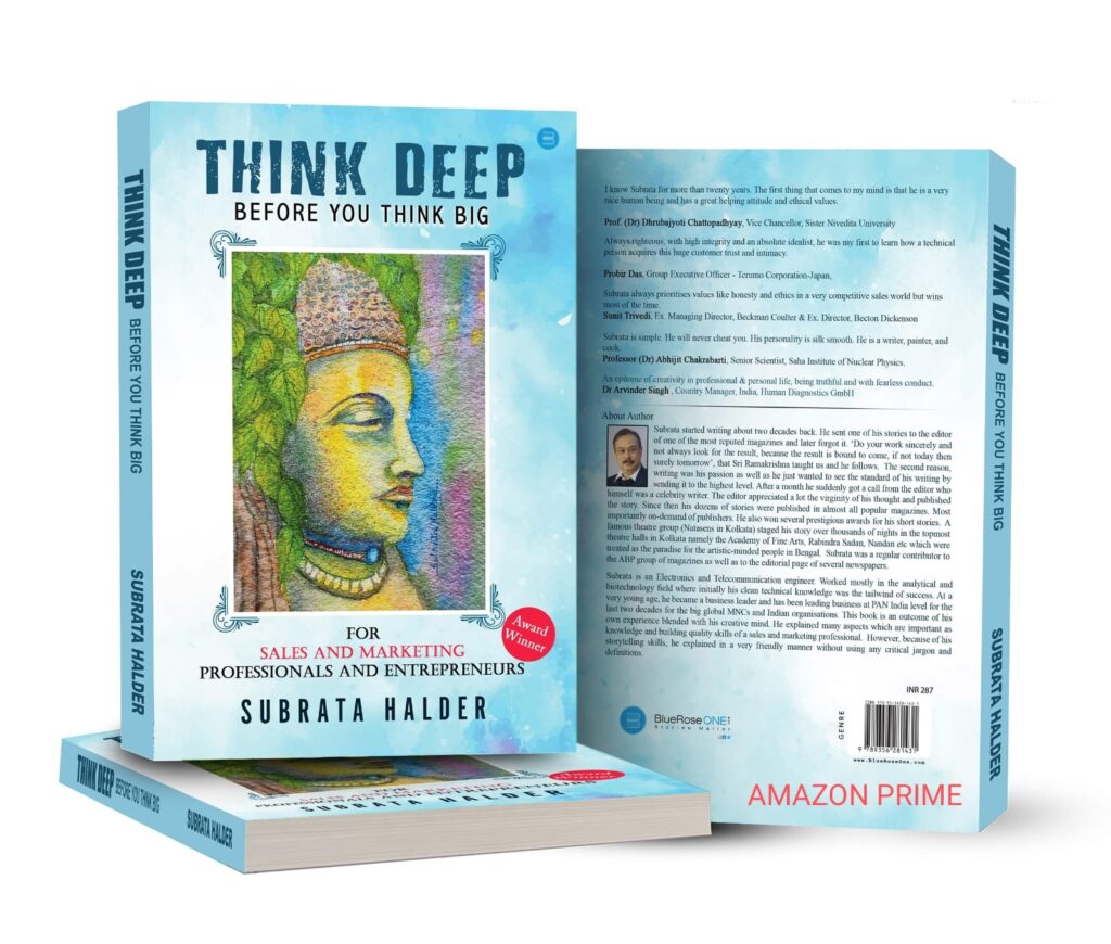 My book- Think deep